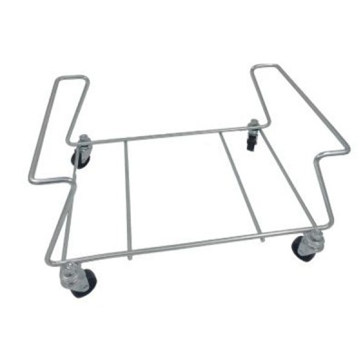 Подставка для покупательских корзин. На колёсах 